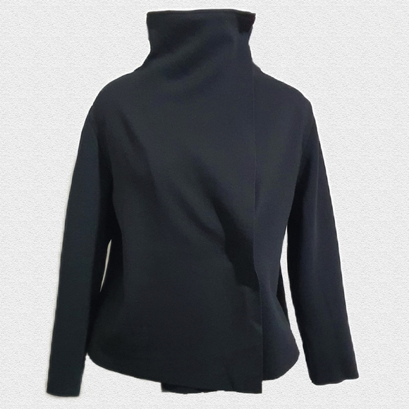 Zaket & Plover Black Knit Jacket Size XL - Picture 3 of 8